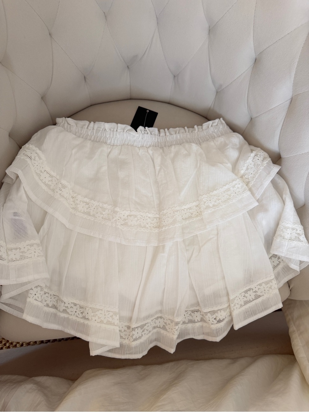 White Skort